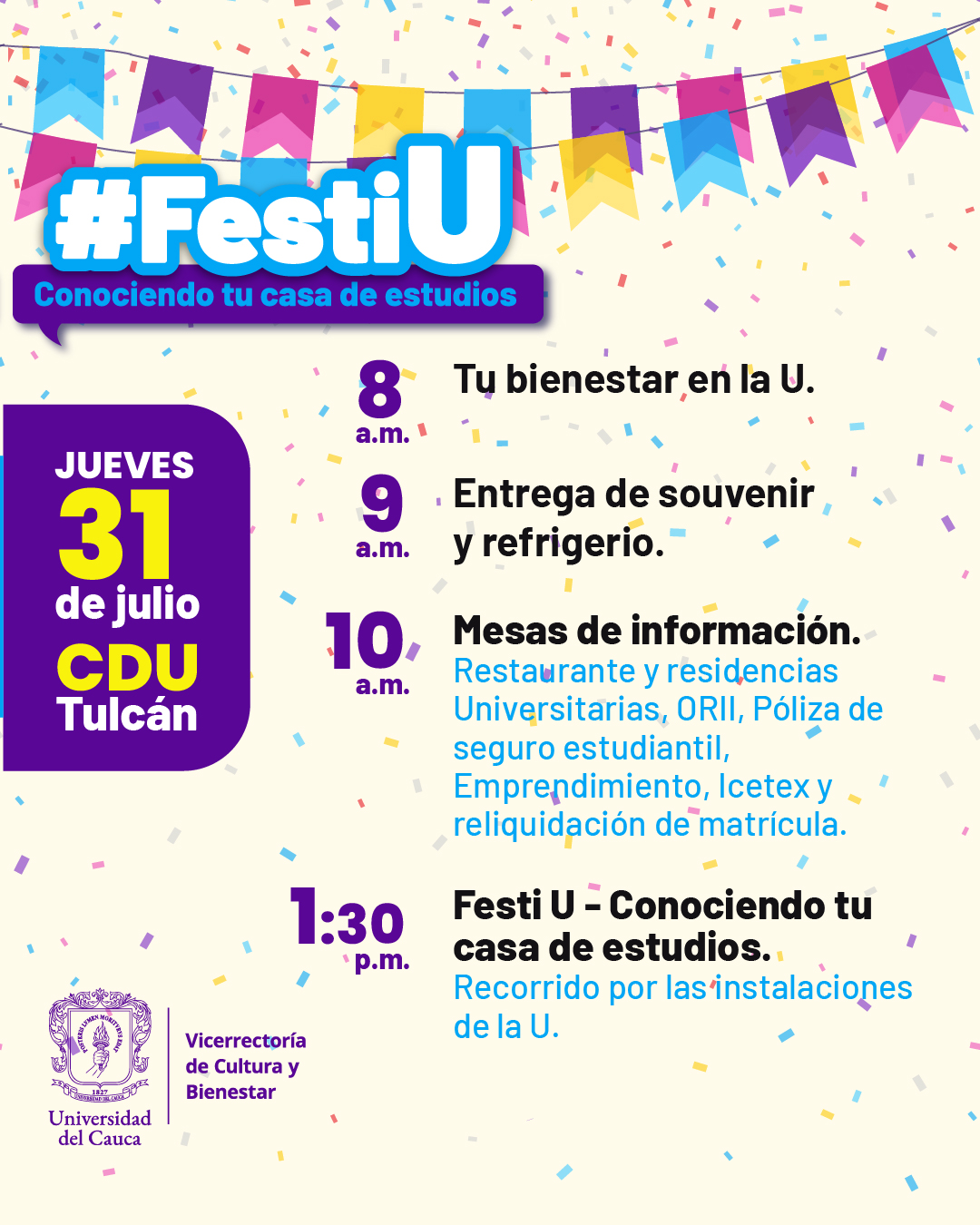 FestiU Conociendo tu casa de estudios - Jueves
