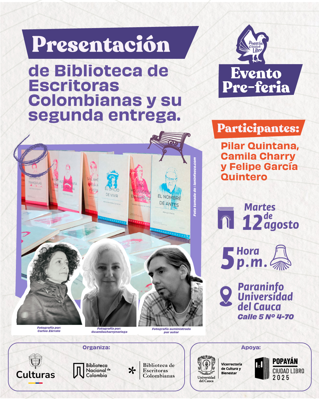 Presentación de Biblioteca de Escritoras Colombianas y su segunda entrega