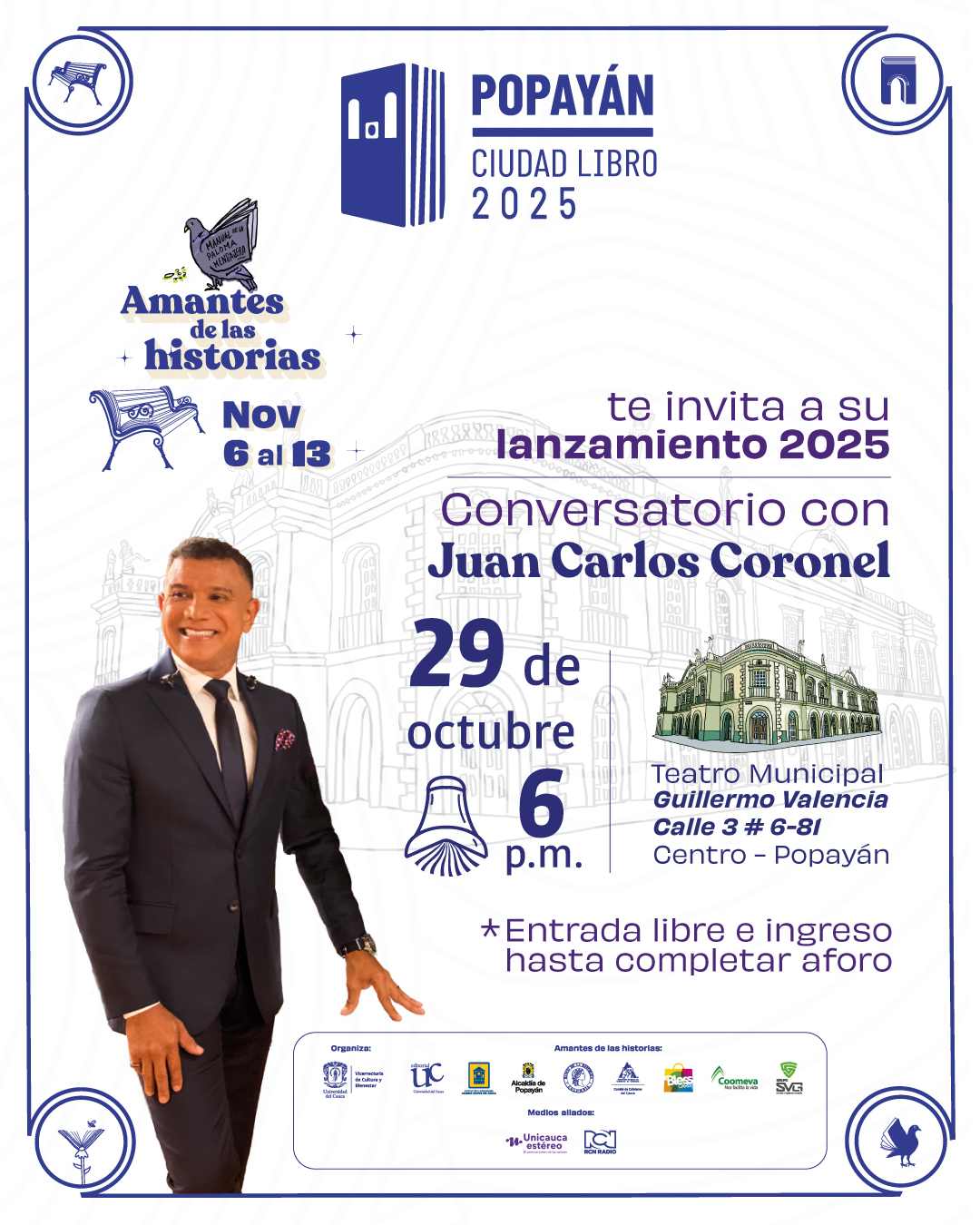 Lanzamiento Popayán Ciudad Libro 2025