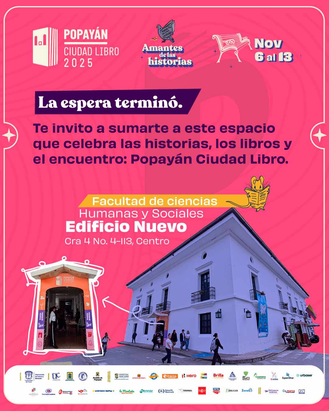Ven, recorre y vive Popayán Ciudad Libro