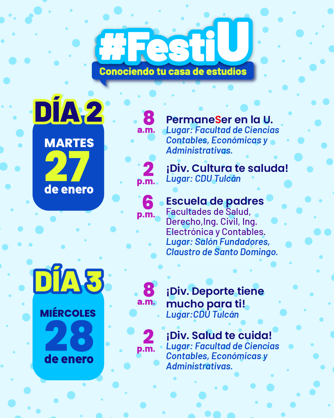 FestiU Conociendo Tu Casa de Estudio - Día 2