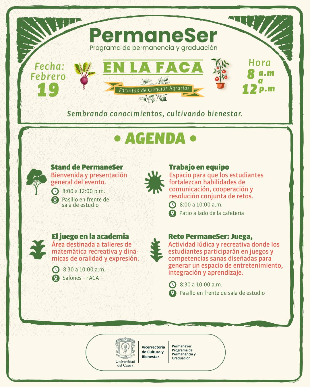Agenda PermaneSer en la FACA 