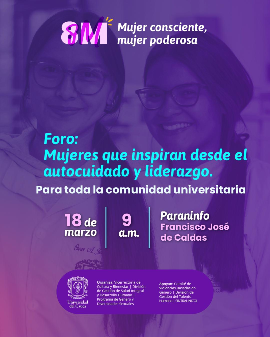 Foro: Mujeres que inspiran desde el autocuidado y liderazgo