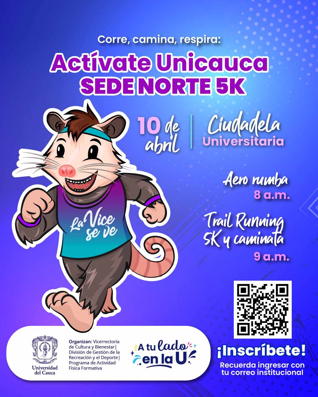 Actívate Unicauca Sede Norte 5K