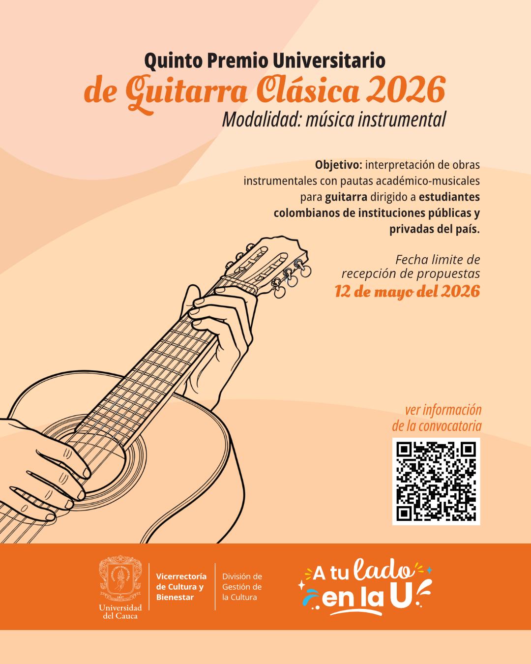 Quinto Premio Universitario de Guitarra Clásica 2026