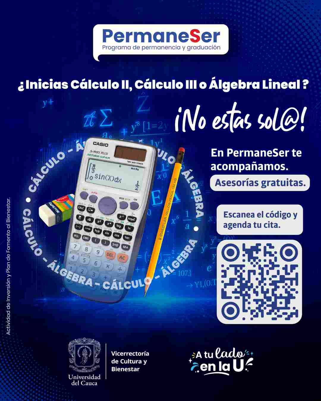 ¿Inicias Cálculo II, Cálculo III o Álgebra Lineal?