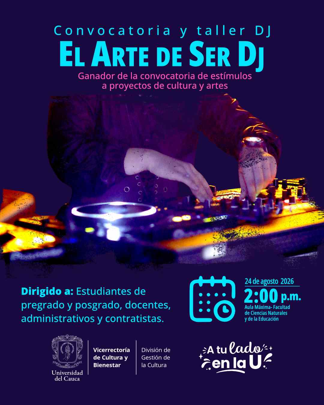 Convocatoria y Taller DJ