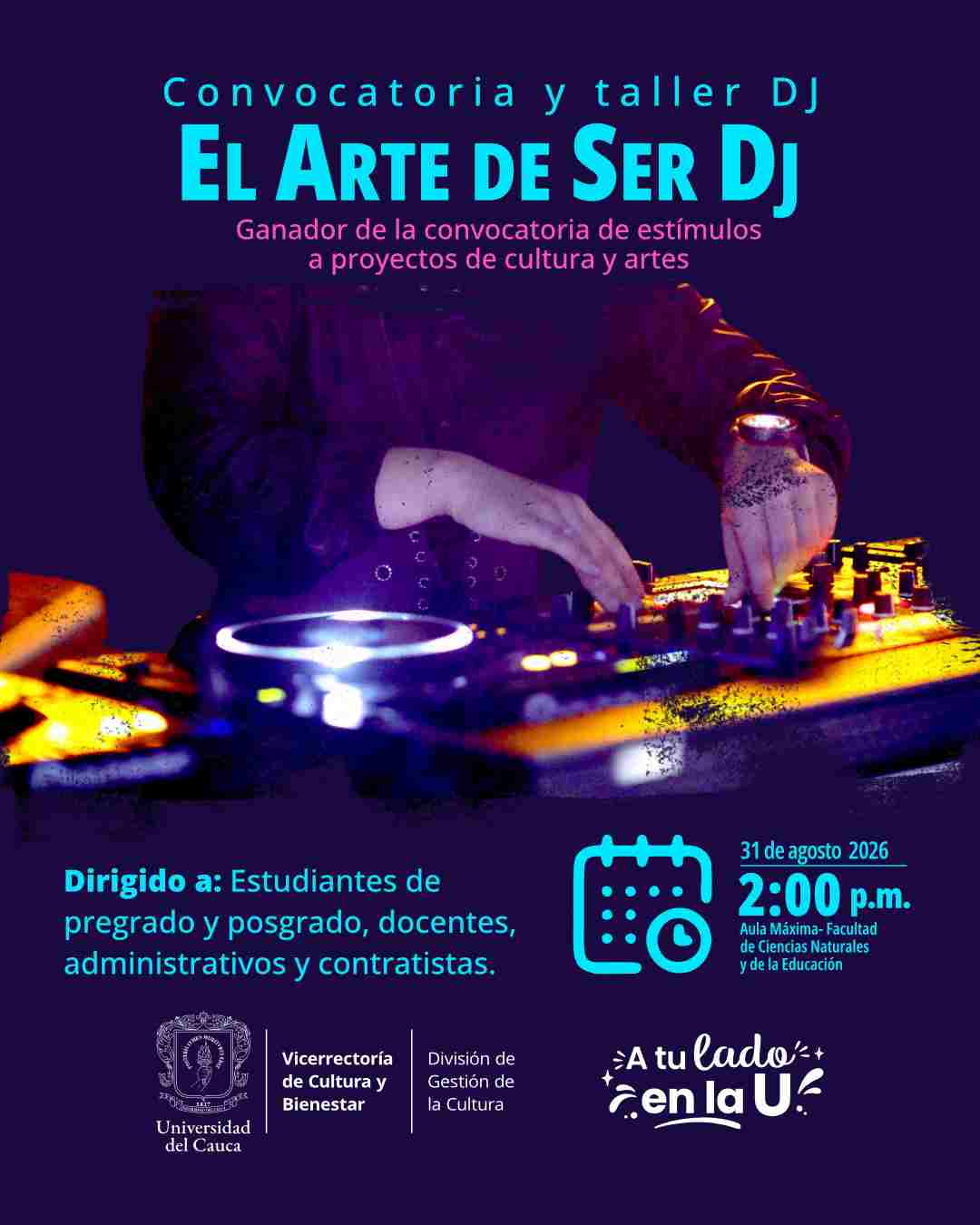 Convocatoria y Taller DJ