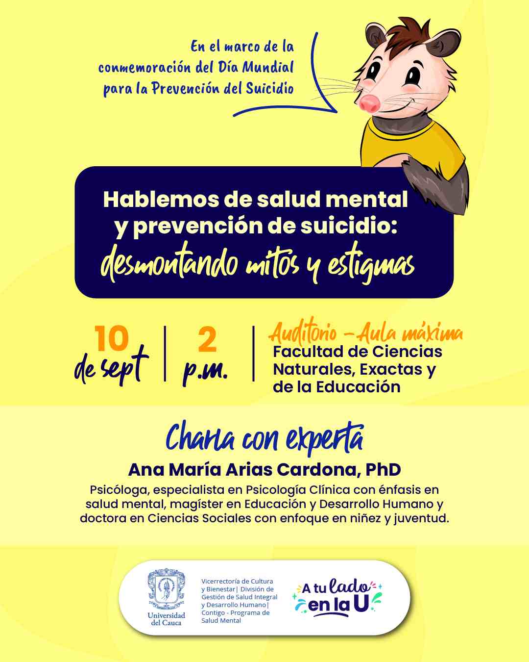 Hablemos de Salud Mental y Prevención de Suicidio 