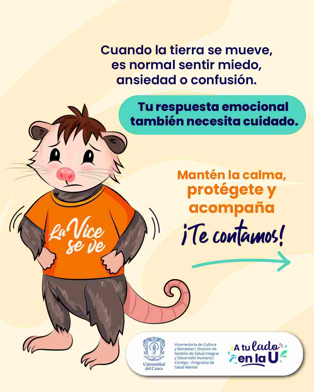 Mantén la Calma, Protégete y Acompaña