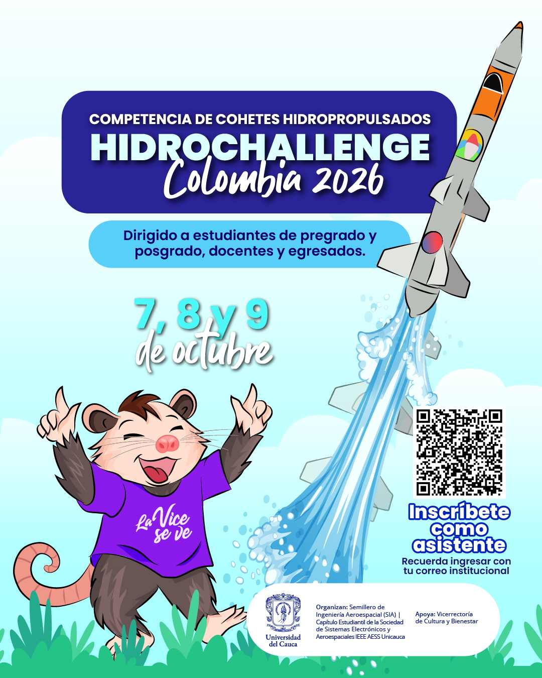 Competencia de Cohetes Hidropropulsados Hidrochallenge Colombia 2026