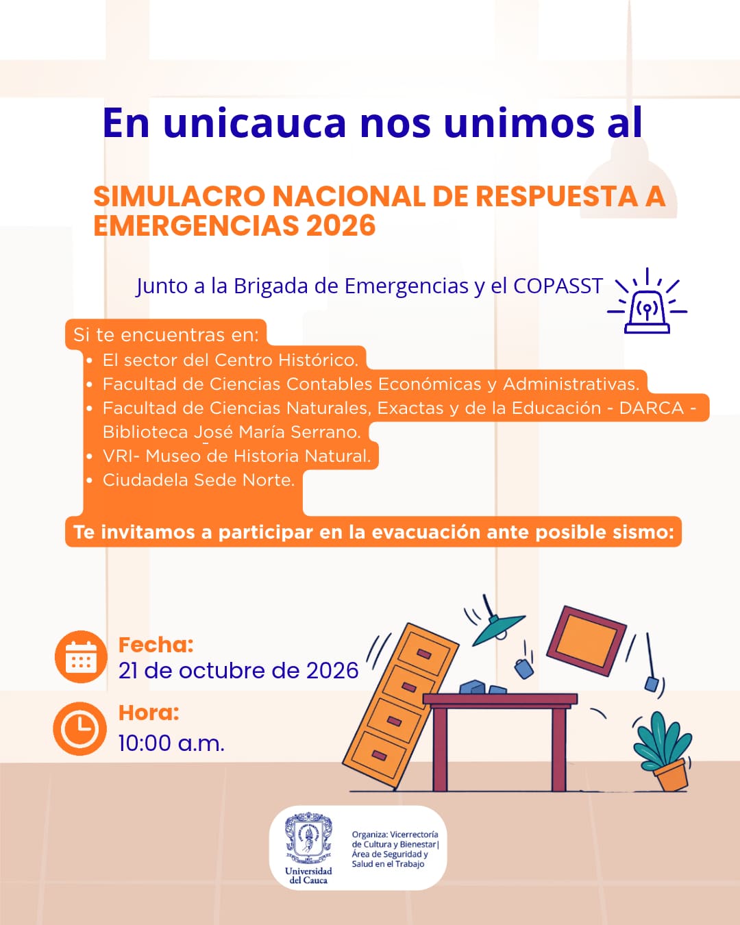 Simulacro Nacional de Respuestas a Emergencias 2026