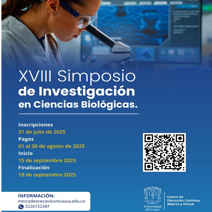 XVIII Simposio de Investigación en Ciencias Biológicas