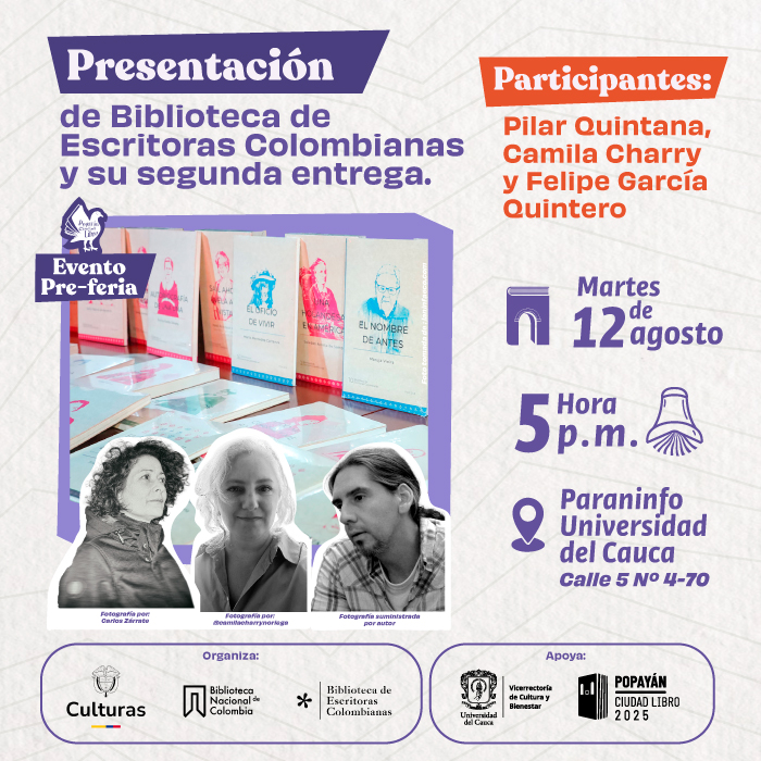 Presentación de la Biblioteca de Escritoras Colombianas 