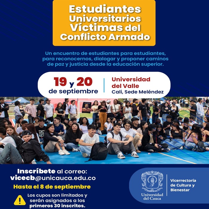 Encuentro Regional de Estudiantes Universitarios Victimas del Conflicto Armado