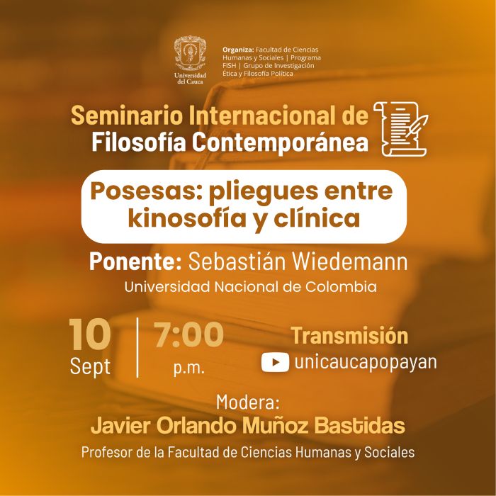 Seminario Internacional de Filosofía Contemporánea. “Posesas: pliegues entre kinosofía y clínica”