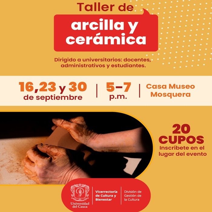 Taller de arcilla y cerámica