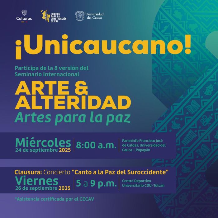 Seminario Internacional Arte & Alteridad Artes para la Paz