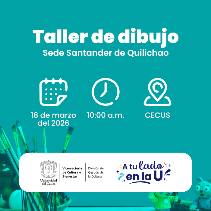 Taller de dibujo Sede Santander de Quilichao 