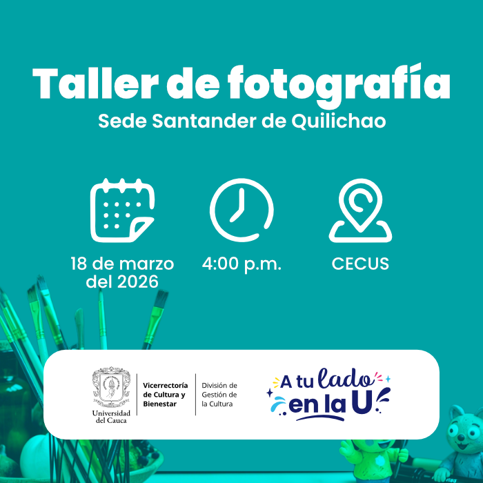 Taller de Fotografía: Relatos mínimos en stop motion Sede Santander de Quilichao