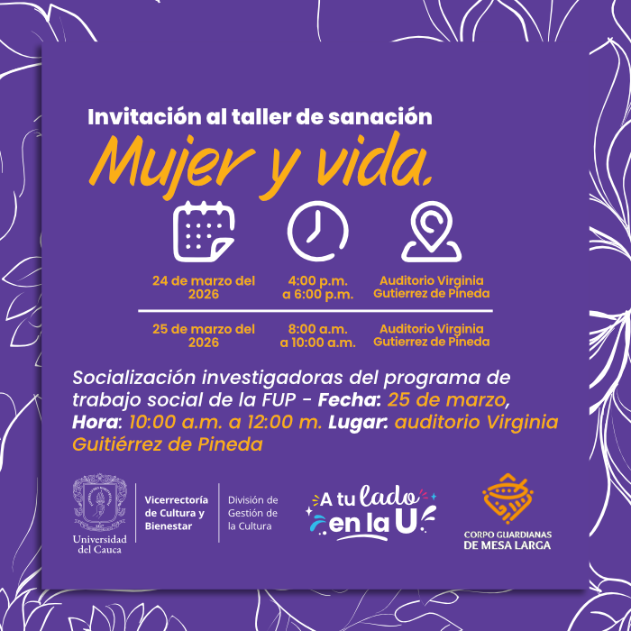 Taller de sanación “Mujer y vida” promueve el autocuidado desde la diversidad cultural