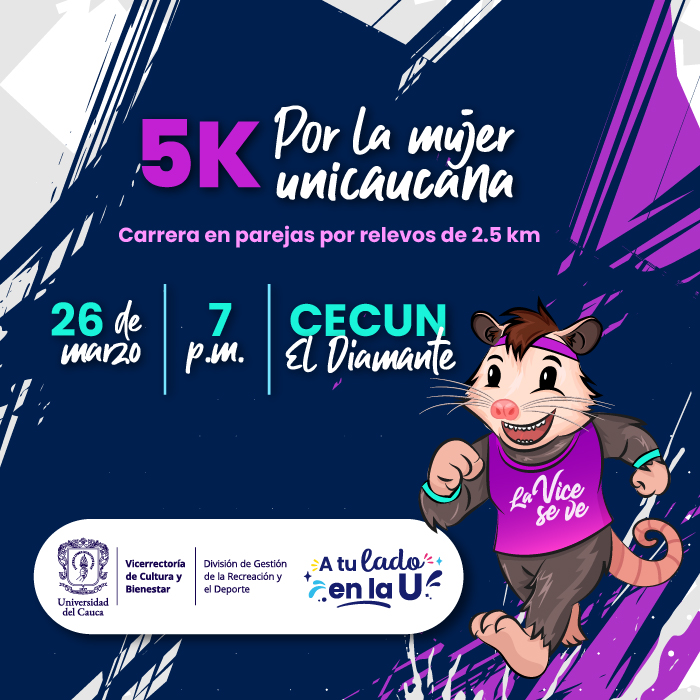 5K por la mujer unicaucana