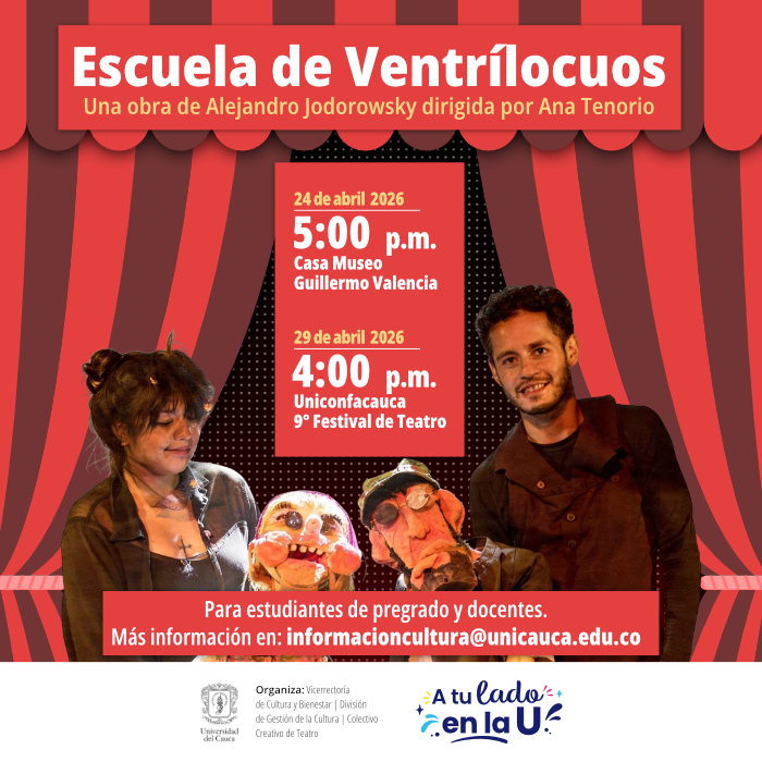 Escuela de ventrílocuos: una propuesta escénica basada en el universo creativo de Alejandro Jodorowsky y dirigida por Ana Tenorio.