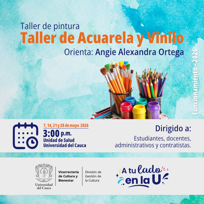 Taller de acuarela y vinilo