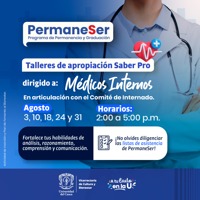 Talleres de Apropiación Saber Pro para Médicos Internos