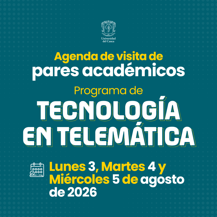 Agenda de la Visita de Evaluación Externa del Programa de Tecnología en Telemática