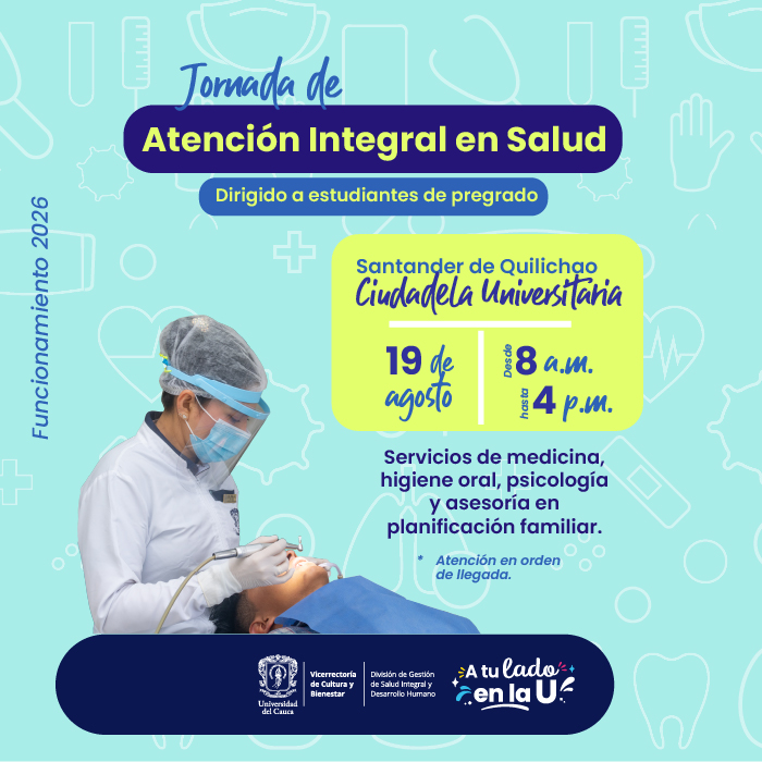 Jornada de Atención Integral en Salud para estudiantes de pregrado