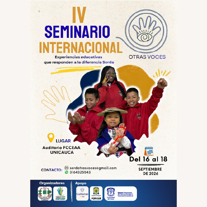 IV Seminario Internacional Otras Voces: Experiencias educativas que responden a la diferencia Sorda