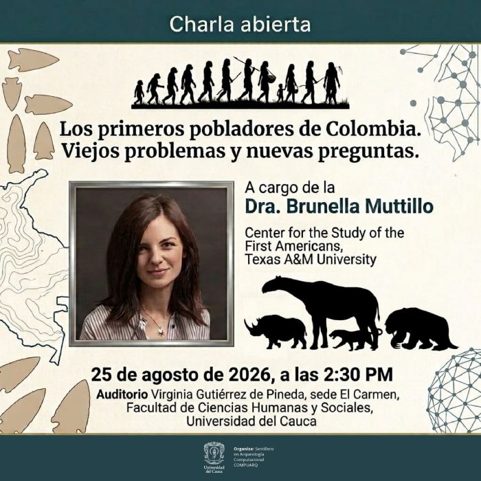 Charla abierta: Los primeros pobladores de Colombia. Viejos problemas y nuevas preguntas