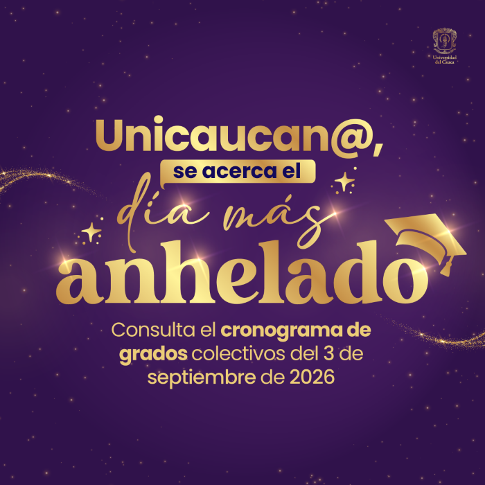 Ceremonias de grado colectivas jueves 3 de septiembre