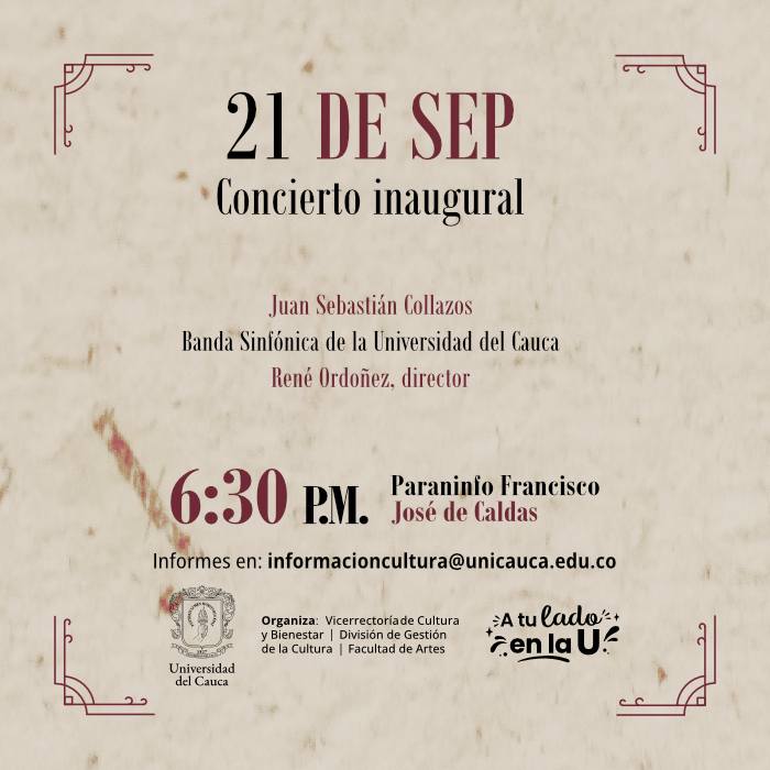 V Festival Internacional de Piano Concierto Inaugural