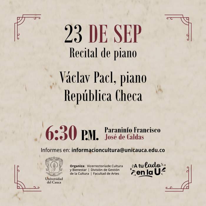 V Festival Internacional de Piano - Recital de Piano 