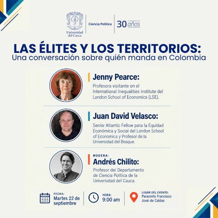 Las Élites y los Territorios: Una conversación sobre quién manda en Colombia