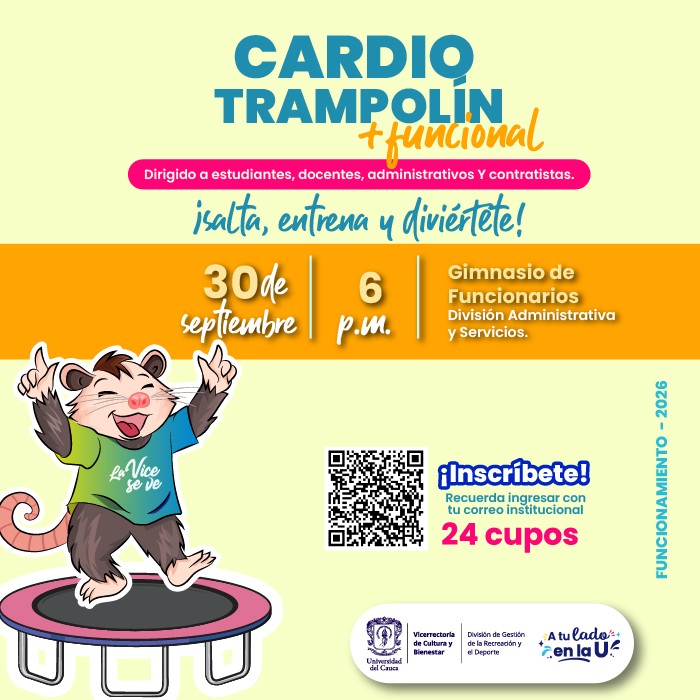 Cardio Trampolín + Funcional