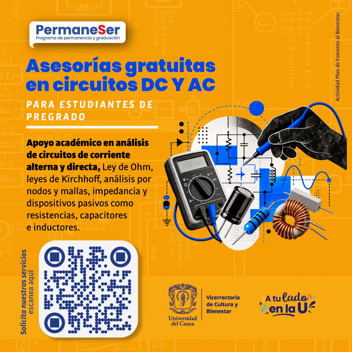 Asesorías Gratuitas en Circuitos DC y AC