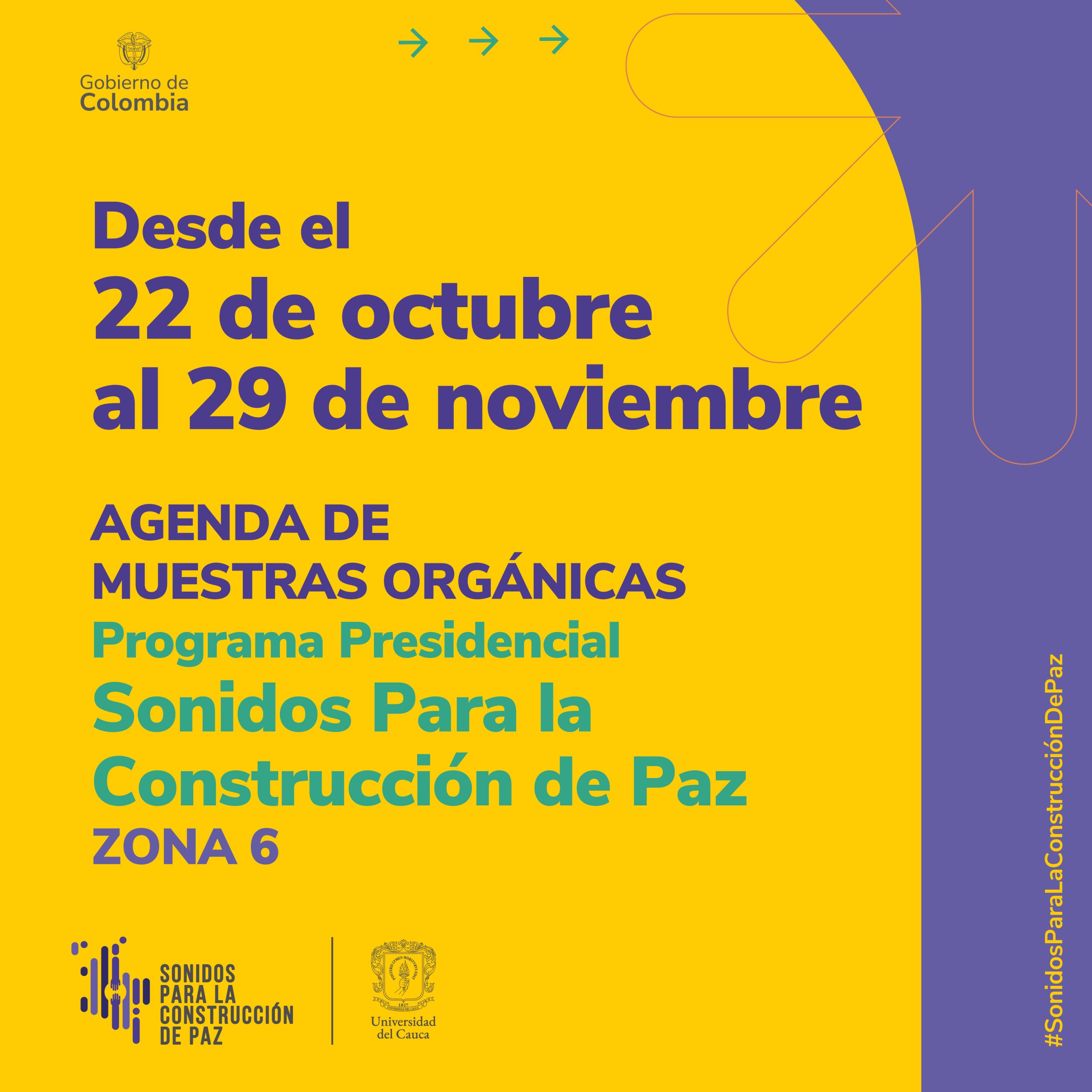 Imagen de Muestras Orgánicas Sonidos para la Construcción de Paz