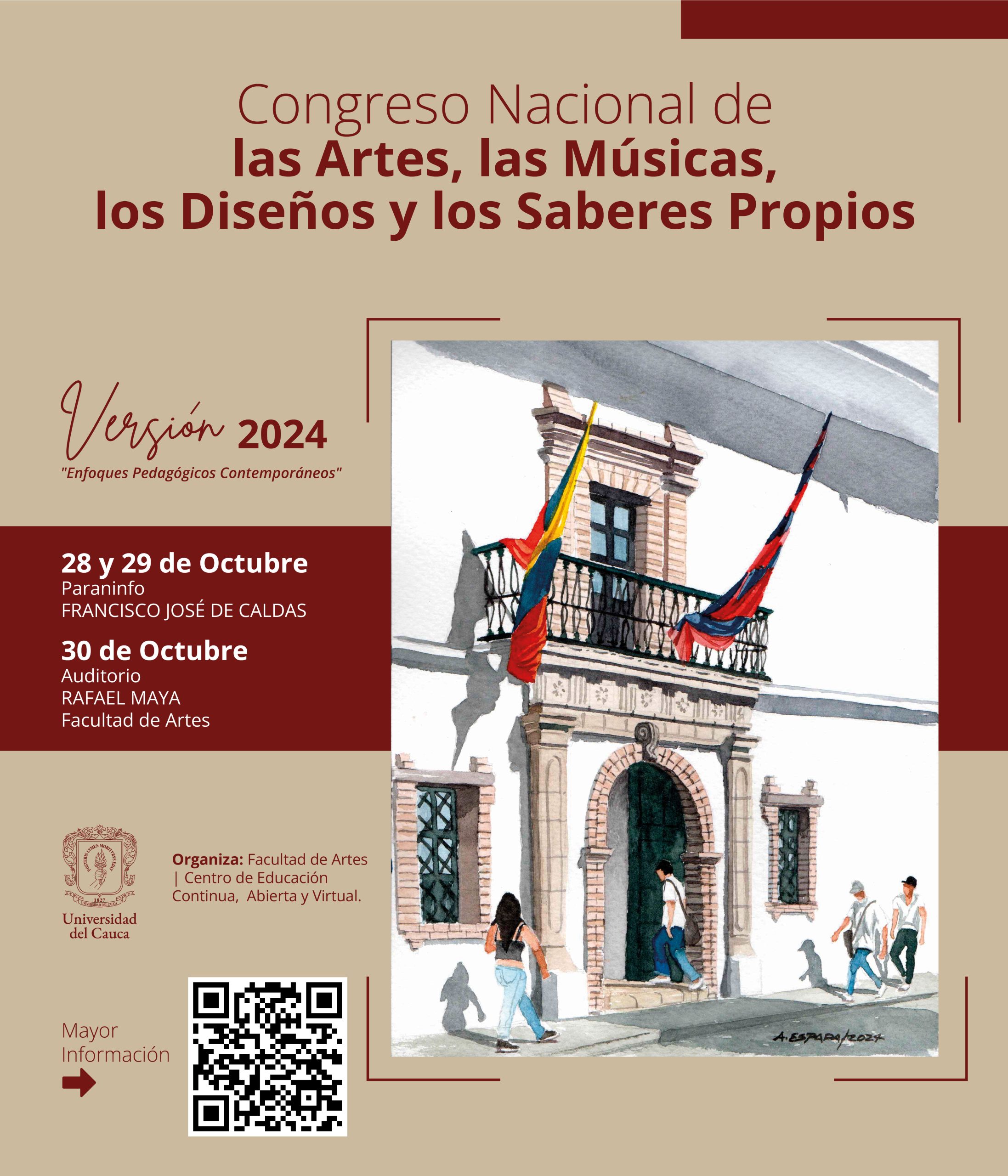 Imagen de Congreso Nacional de las Artes, las Músicas, los Diseños y los Saberes Propios. Versión 2024. Enfoques Pedagógicos Contemporáneos