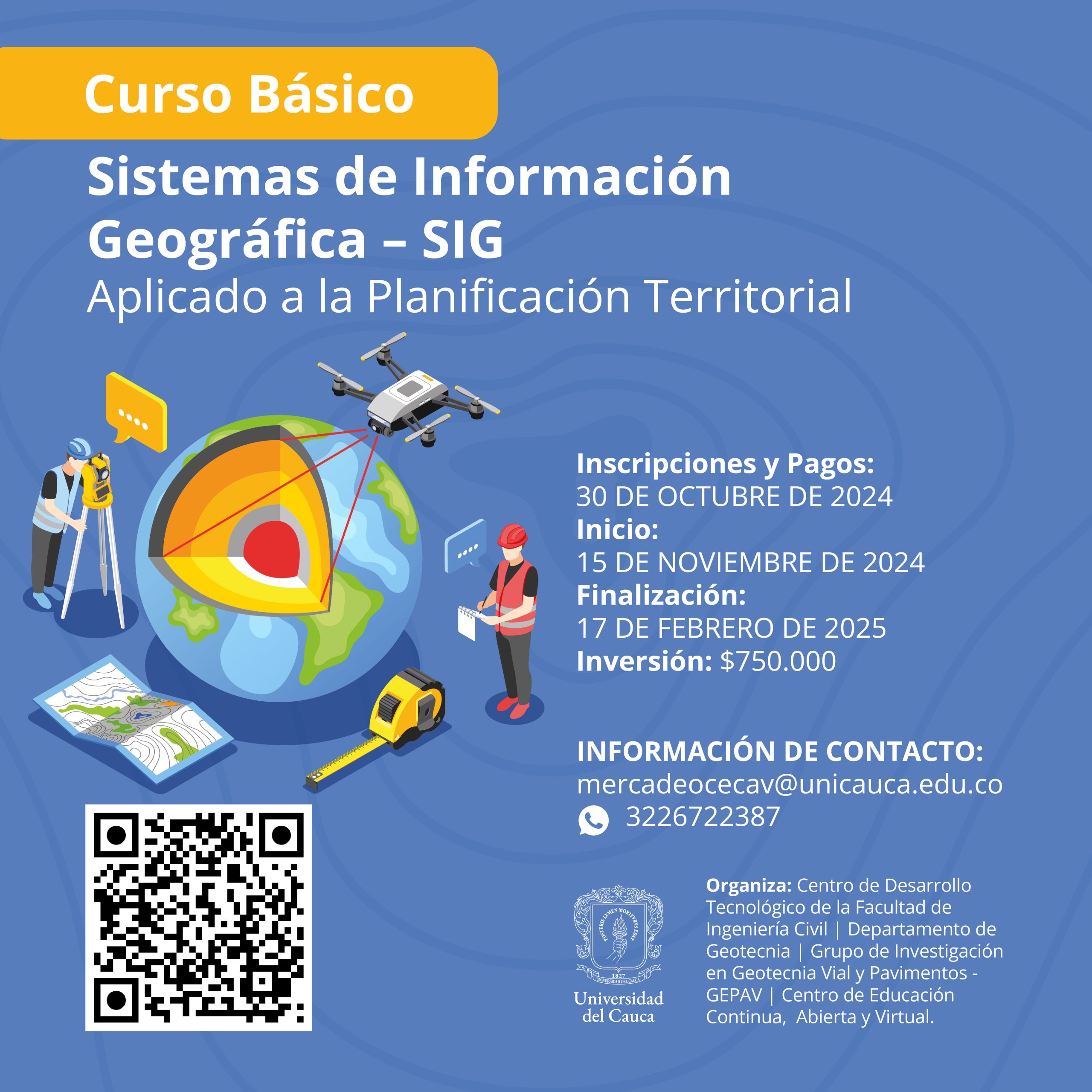 Imagen de Curso Básico de Sistemas e Información Geográfica – SIG Aplicado a la Planificación Territorial