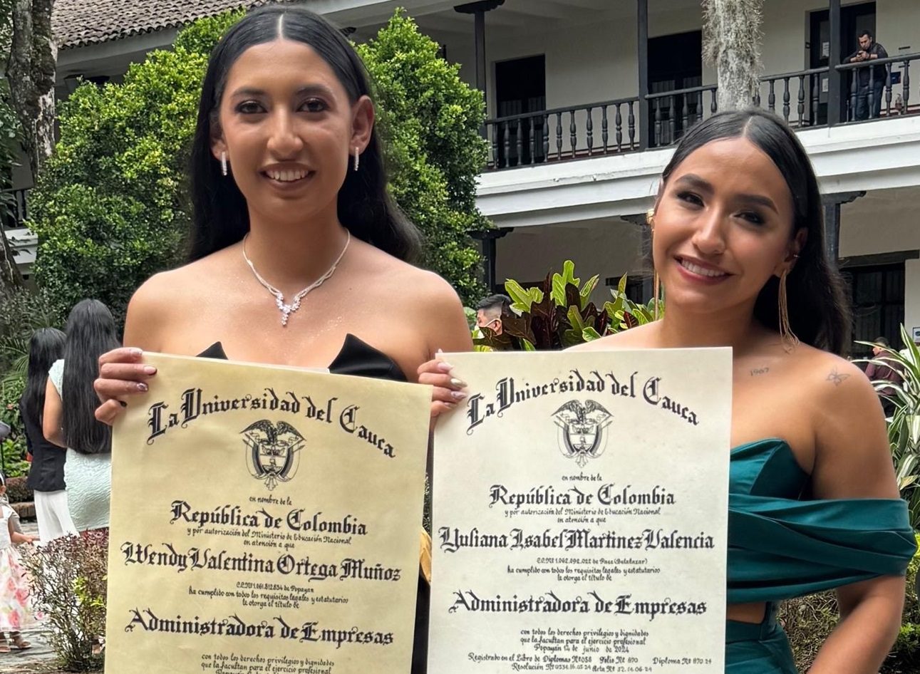 Imagen de Yuliana Isabel Martínez Valencia y Wendy Valentina Ortega Muñoz