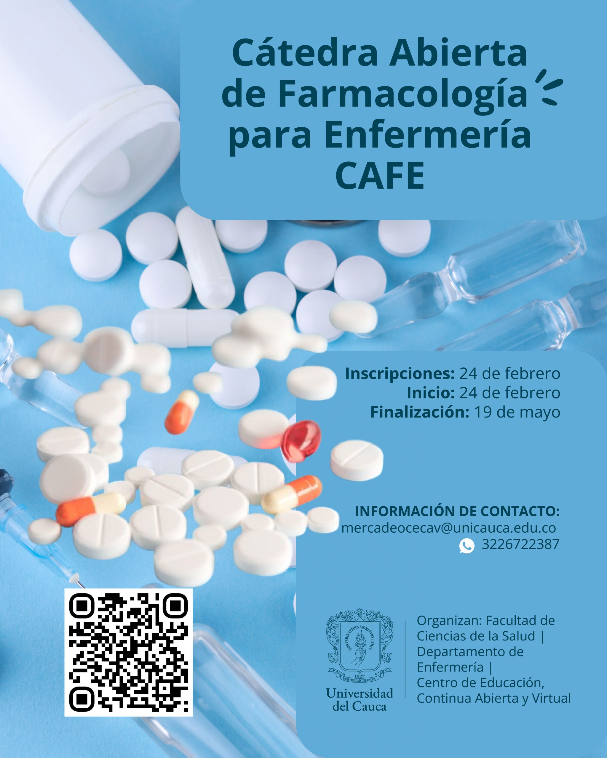 Imagen de Catedra Abierta de Farmacología para enfermería (CAFÉ)
