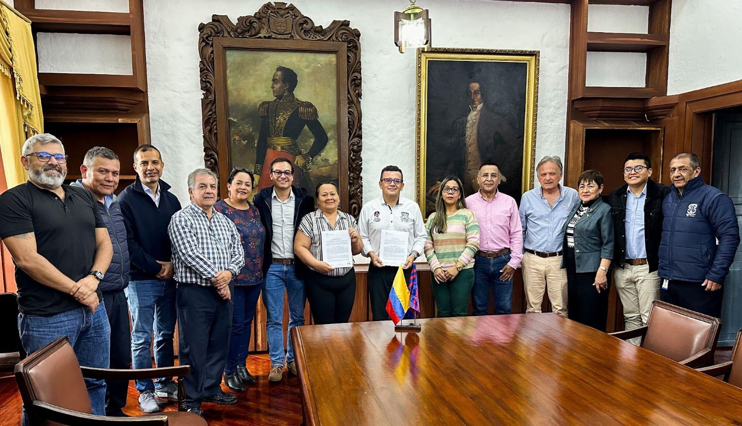 Imagen de la dirección universitaria de Unicauca y Sintraunicol firmaron Convención Colectiva de Empleados Públicos