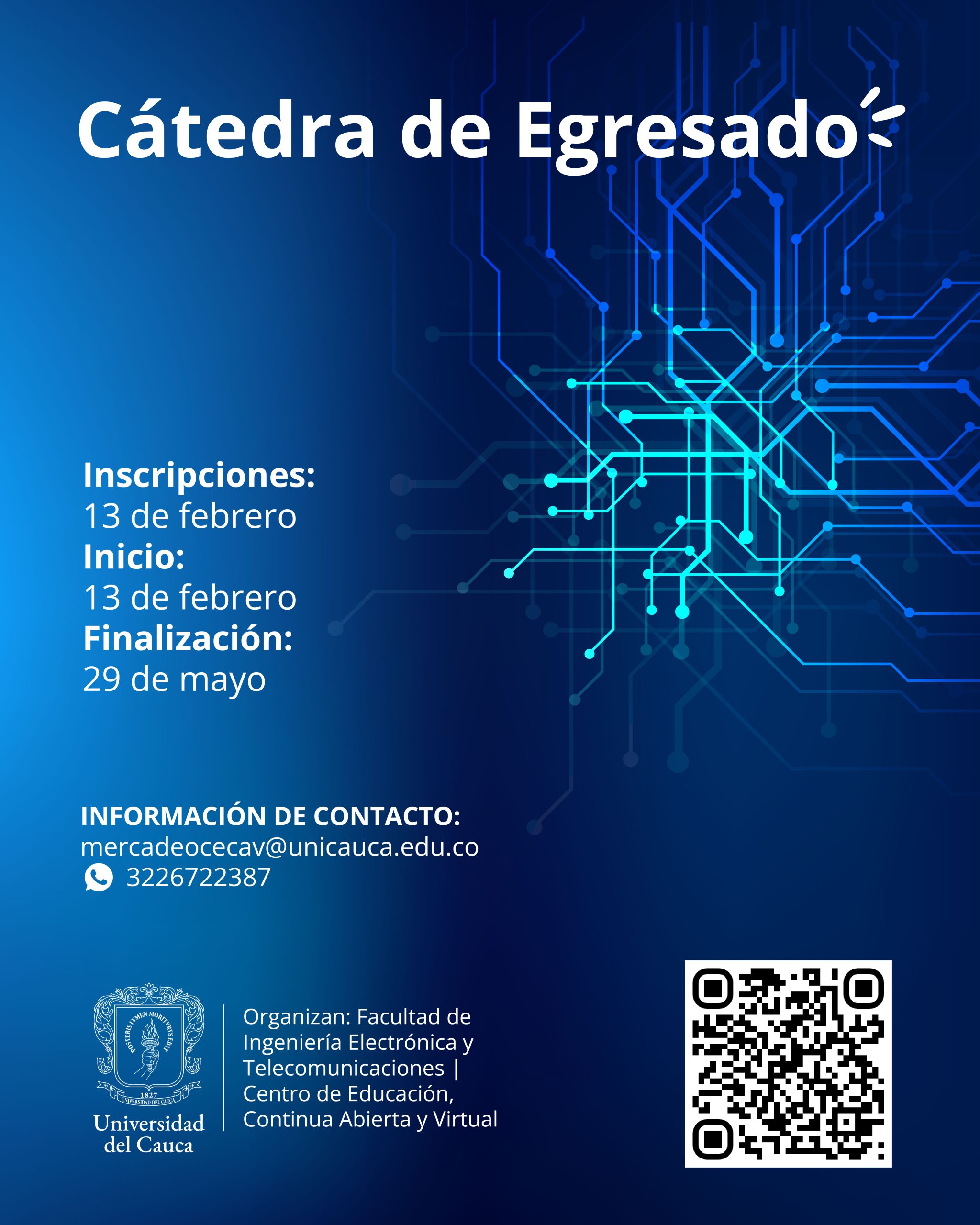 Imagen de Cátedra de Egresados Facultad de Ingeniería Electrónica y Telecomunicaciones