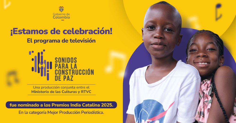 Imagen de Sonidos para la Construcción de Paz TV, nominado a los Premios India Catalina