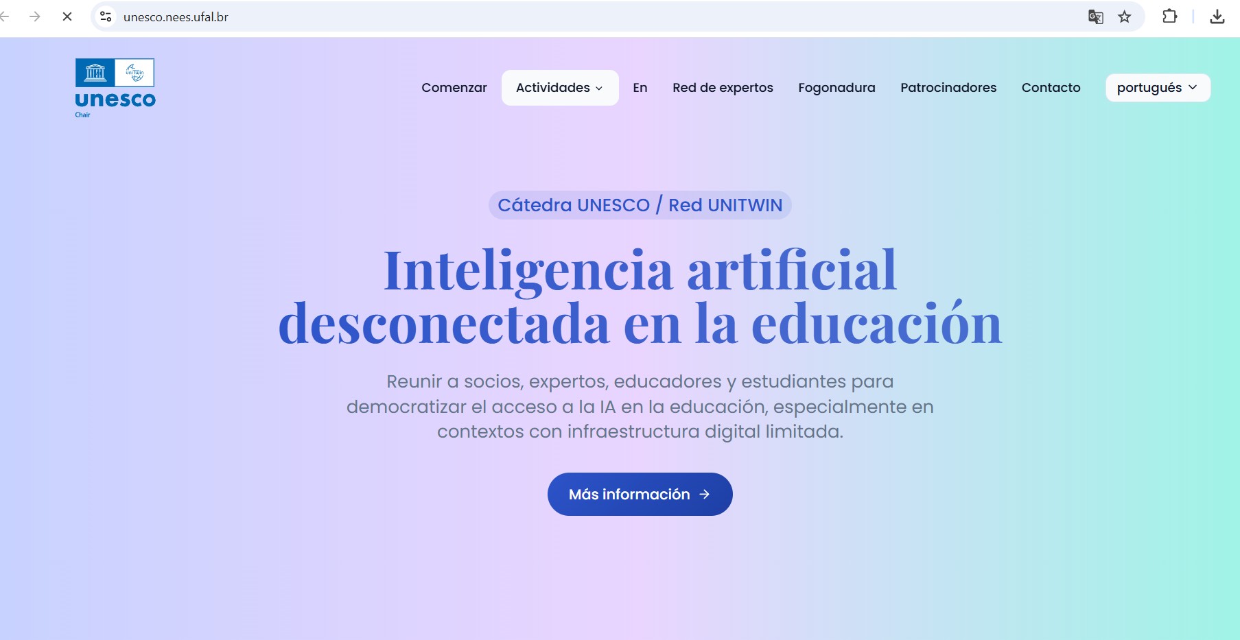 Imagen de la catedra Unesco