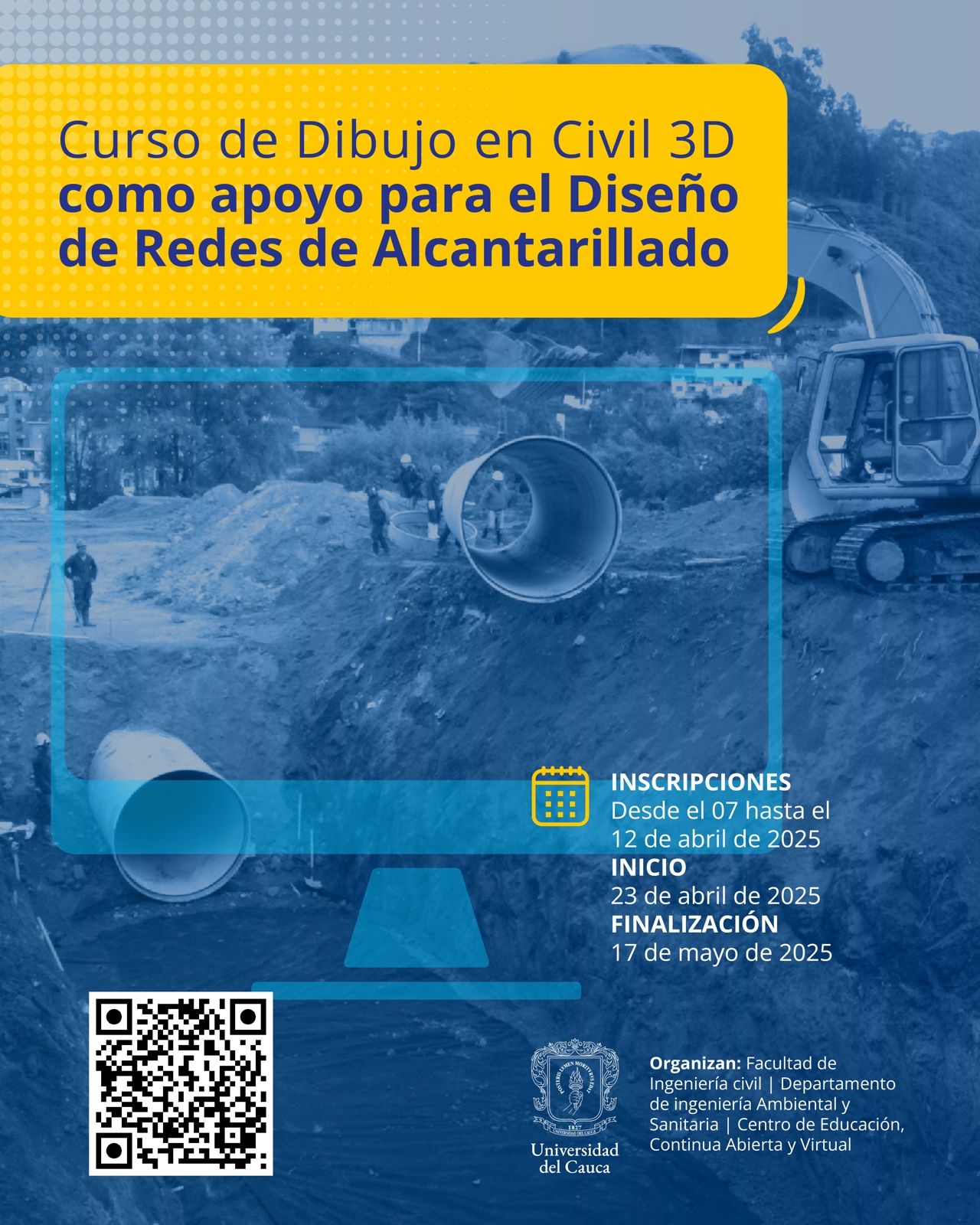 Imagen de Curso de Dibujo en Civil 3D como Apoyo Para el Diseño de Redes de Alcantarillado