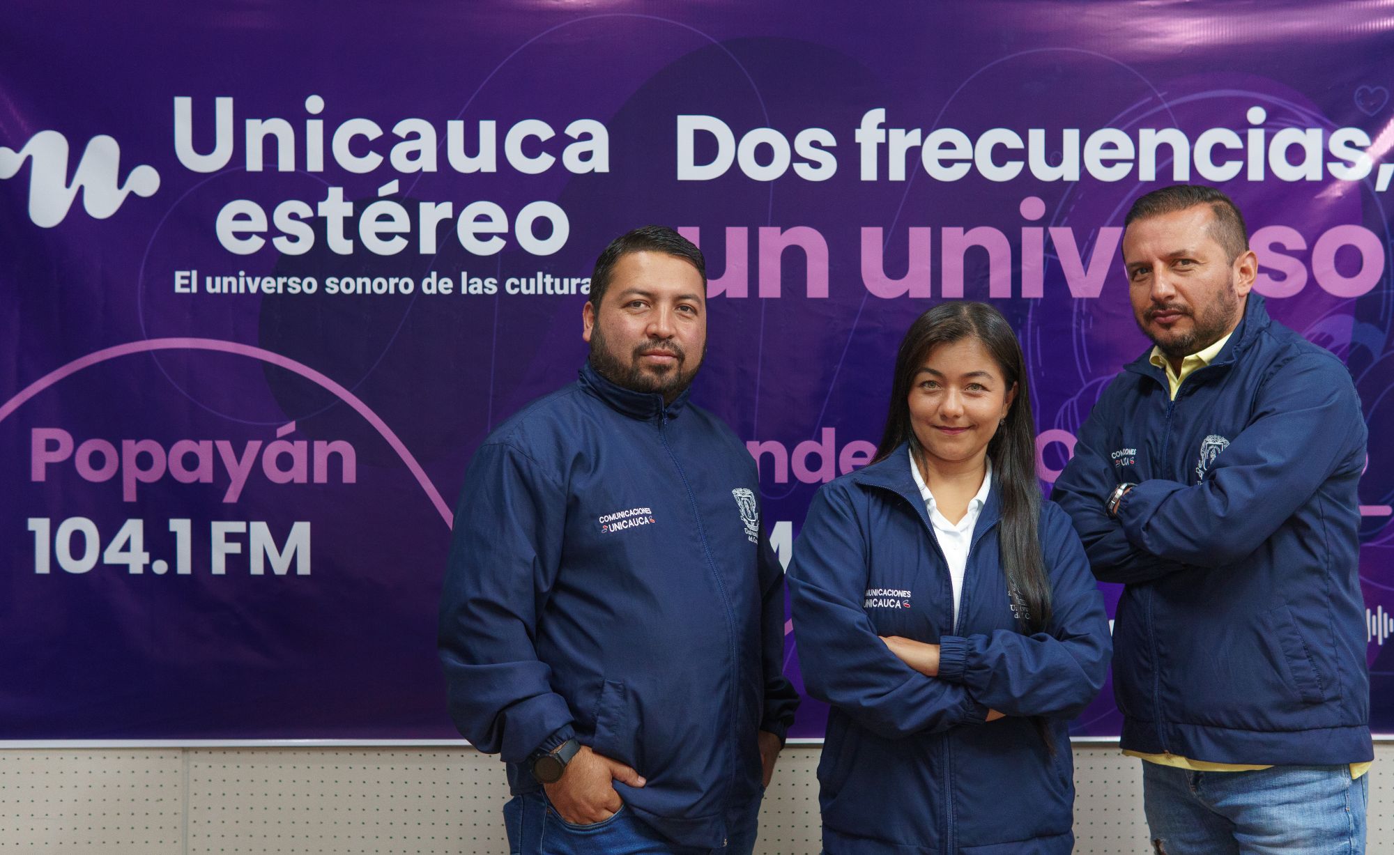 Imagen de integrantes del Informativo Unicauca Estéreo